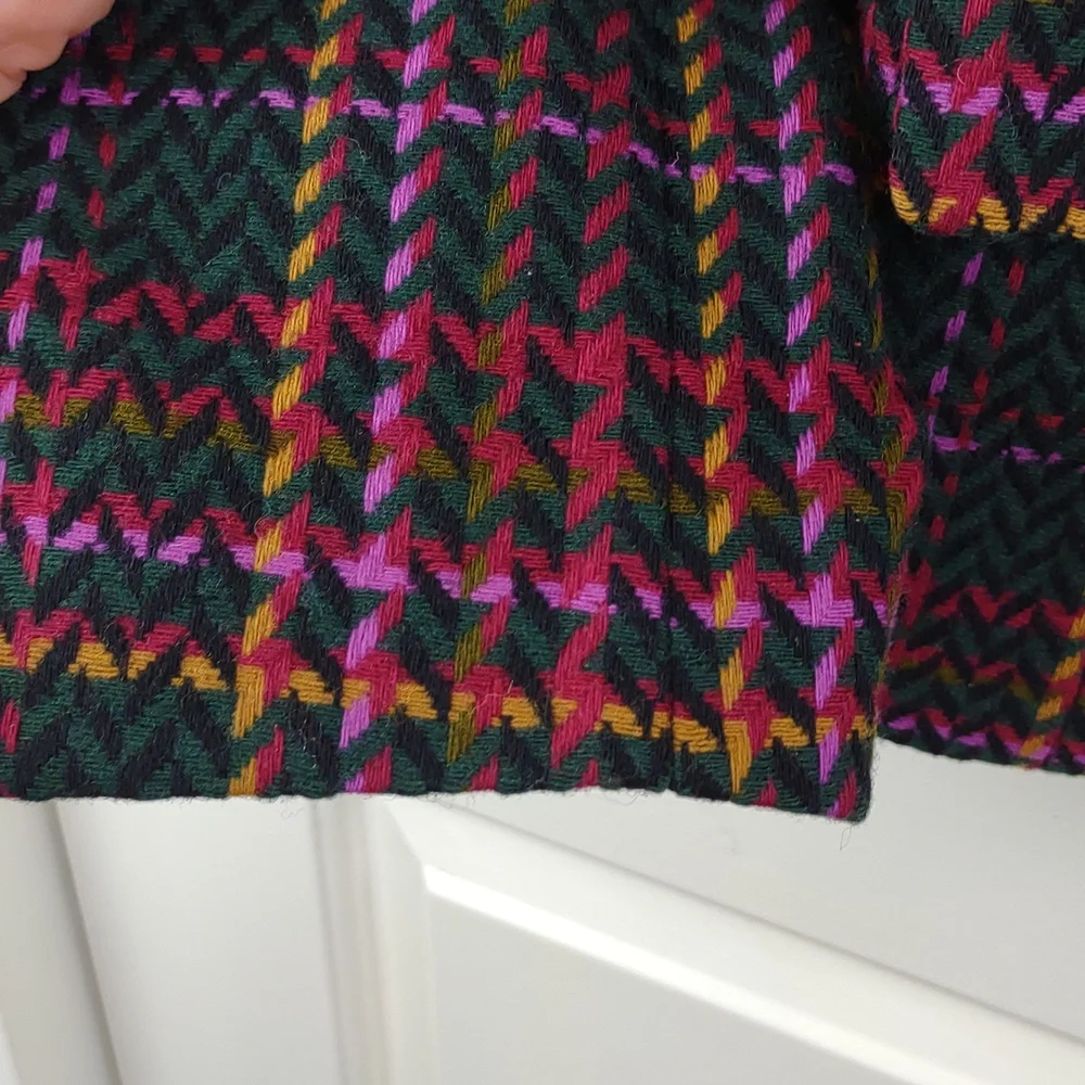 Pendleton Petite 100% Wool Fully Lined Single Button LS Plaid Blazer Jacket Sz 6 - Picture 9 of 12